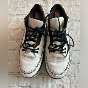 JORDAN 2.5 TEAM LOW WHITE & GREY 343044-104 STYLE CODE (2008) SNEAKERS SIZE 8